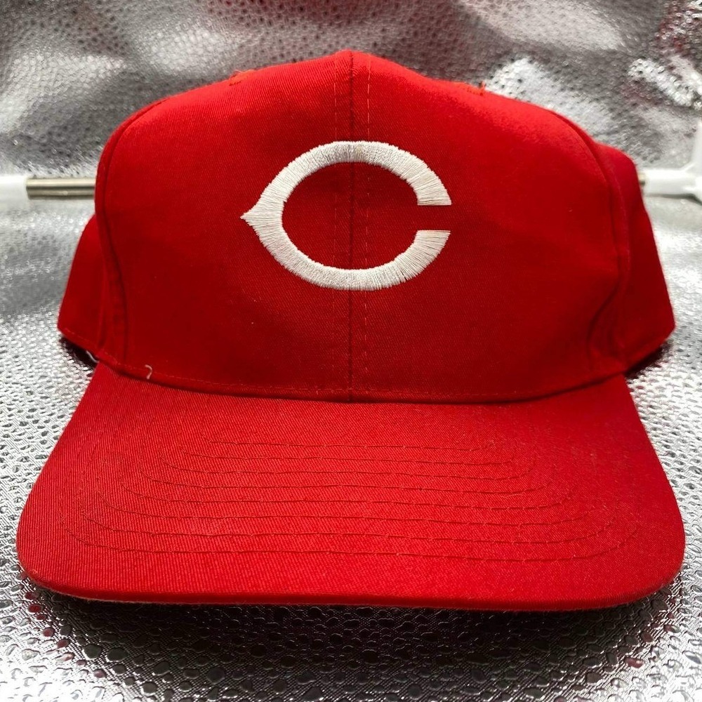 Vintage Drew Pearson Cincinnati Reds Hat Mens OSFA Red MLB Snapback Baseball Cap